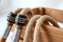Load image into Gallery viewer, Vintage Handle Skipping Rope (Natural Jute Rope)