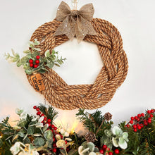 Load image into Gallery viewer, Personalised Manila 12" Wreath - Undressed