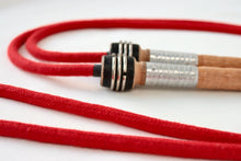 Load image into Gallery viewer, Vintage Handle Skipping Rope (Red Rope)