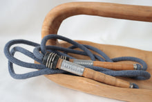Load image into Gallery viewer, Vintage Handle Skipping Rope (Denim Blue Rope)