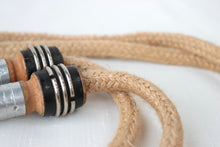 Load image into Gallery viewer, Vintage Handle Skipping Rope (Natural Jute Rope)