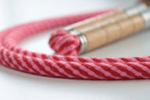 Load image into Gallery viewer, Vintage Handle Skipping Rope (Pink/Red Spiral)