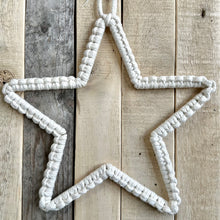 Load image into Gallery viewer, Cotton Macrame Star Wall Hanging