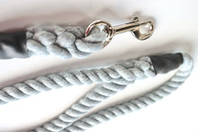 Load image into Gallery viewer, Silver Grey Dog Lead