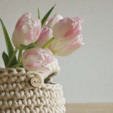 Load image into Gallery viewer, Personalised small rope baskets