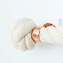 Load image into Gallery viewer, Rope Towel Rail, Rope Towel Holder, Nautical Bathroom, Coastal Bathroom, Rope decor, Rope bathroom, copper bathroom, chrome bathroom, brass bathroom, gun metal bathroom, satin nickel bathroom, cotton rope, cotton bathroom