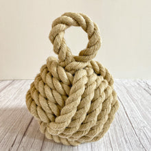 Load image into Gallery viewer, Personalised Poly-Hemp Rope Door Stop