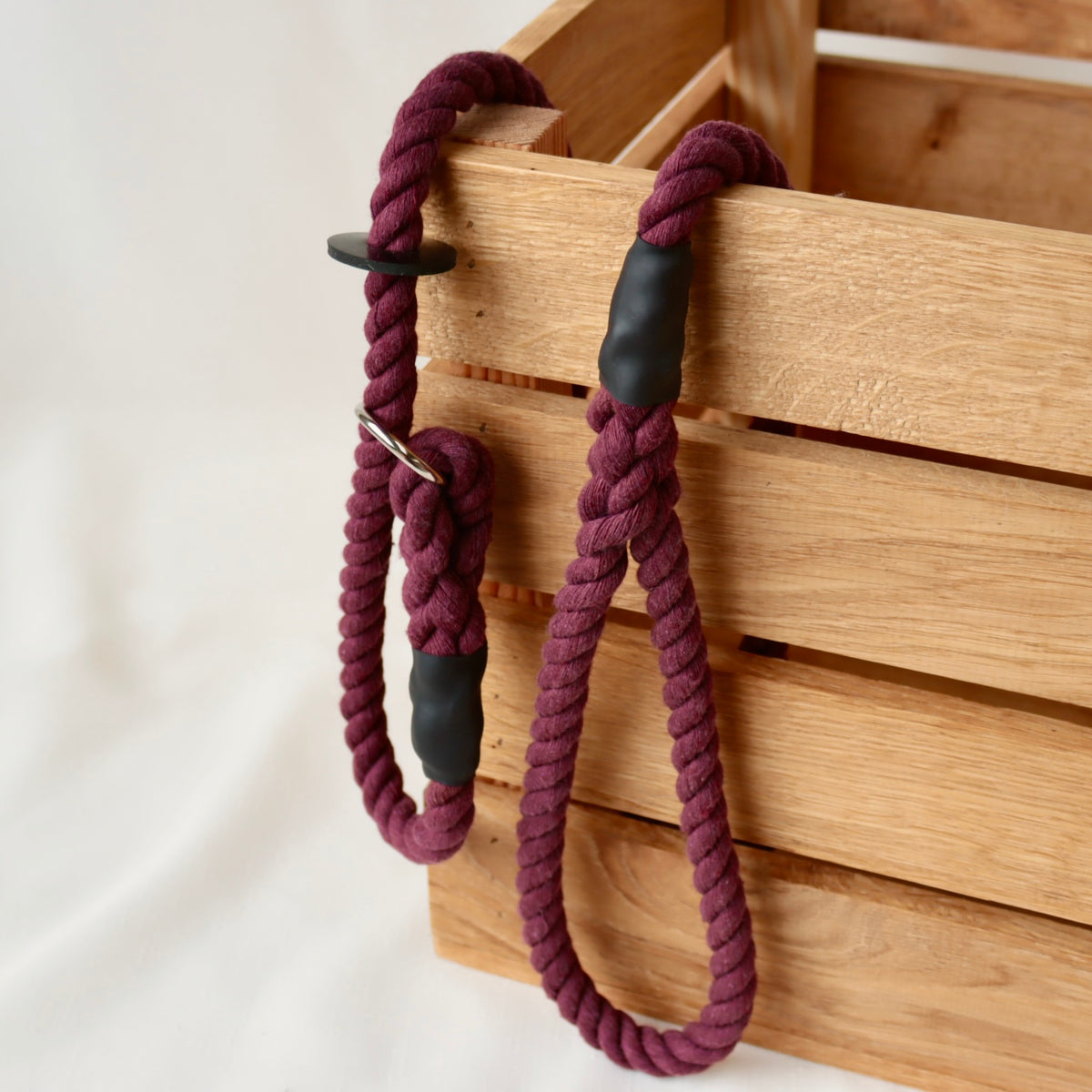Made to Measure Mulberry Slip Collar Dog Lead