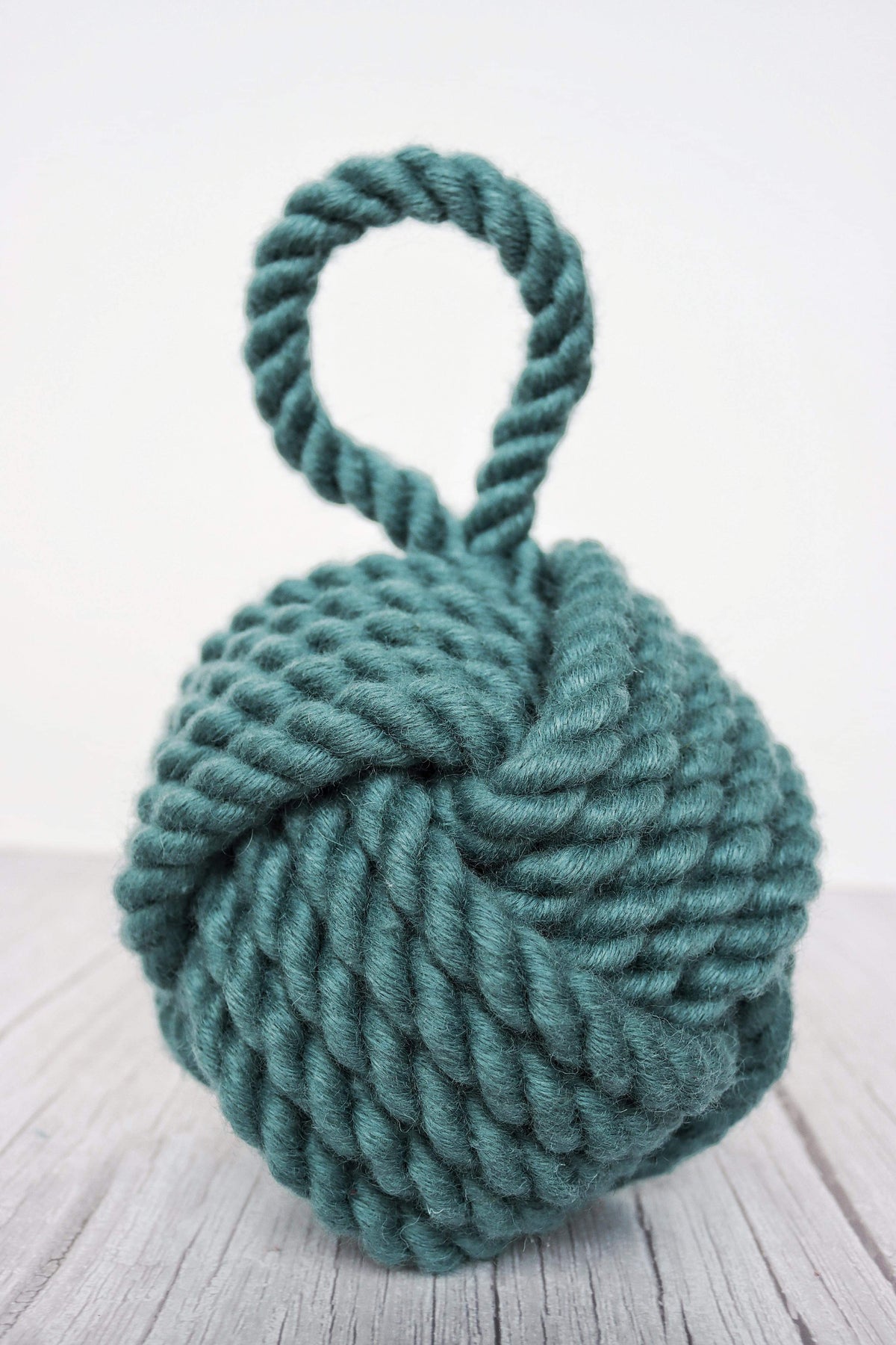 Wool Rope Door Stop - Duck Egg Blue