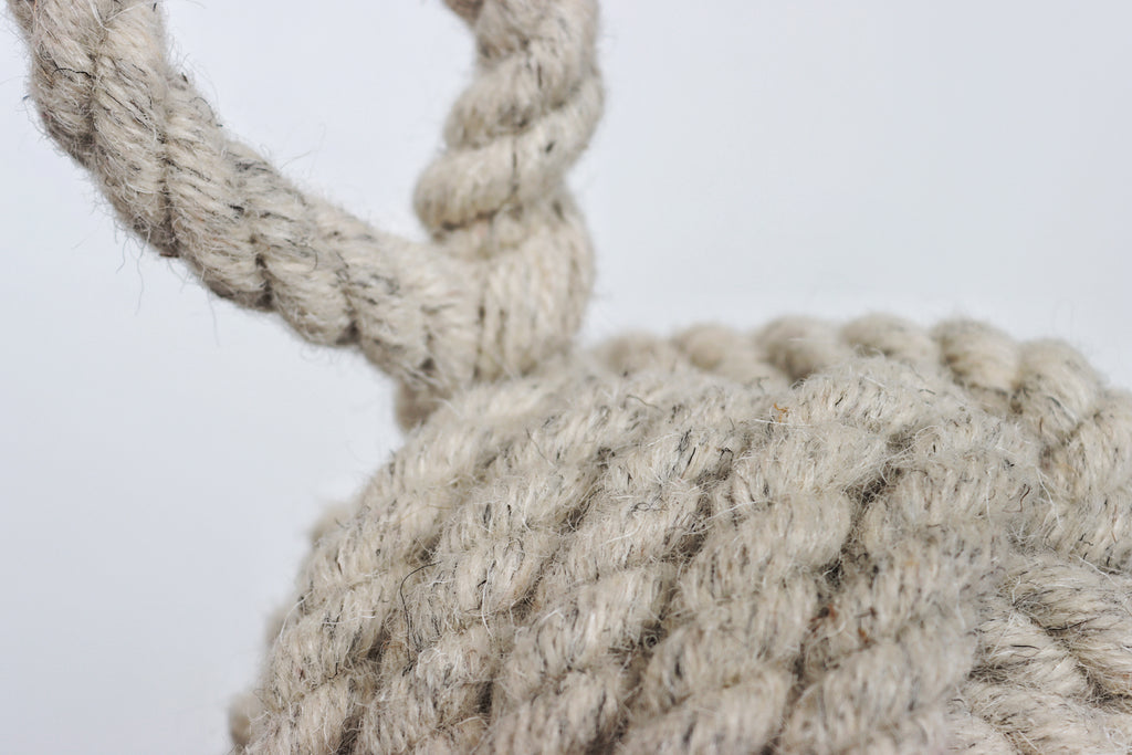 Personalised British Wool Rope Door Stop - Swaledale