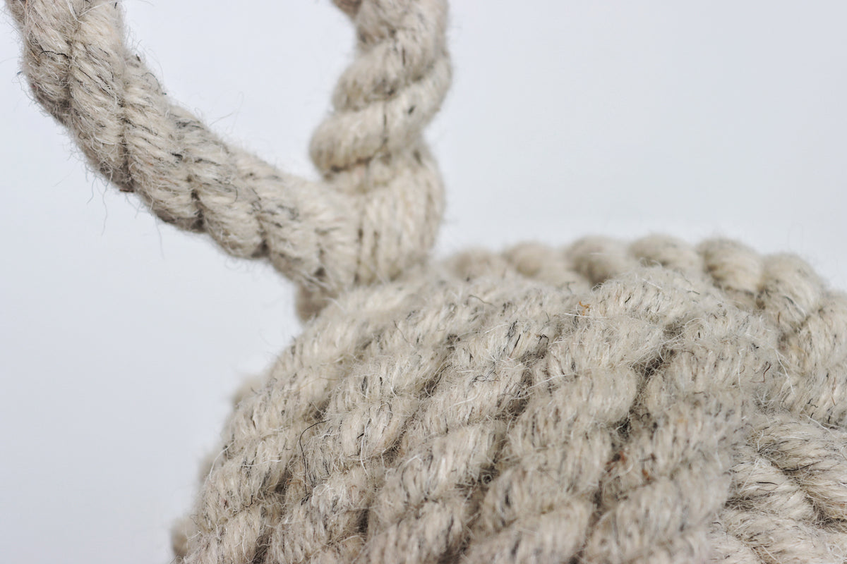 Personalised British Wool Rope Door Stop - Swaledale