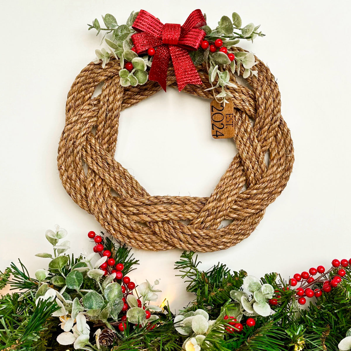 Manila 12" Wreath - Undressed