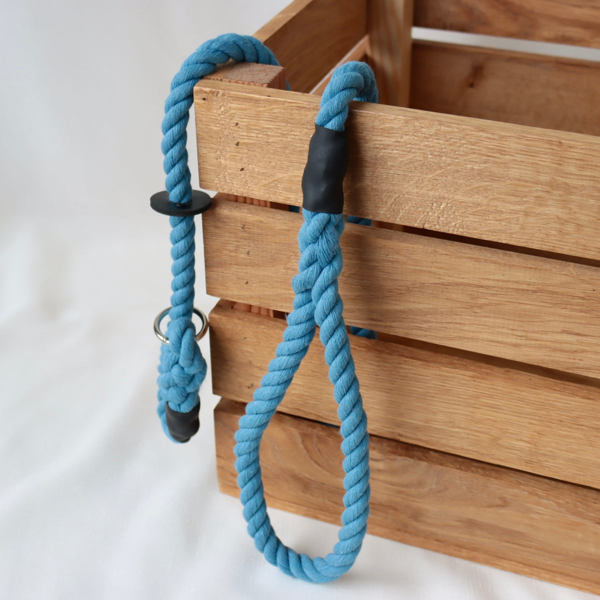 Sky Blue Slip Collar Dog Lead