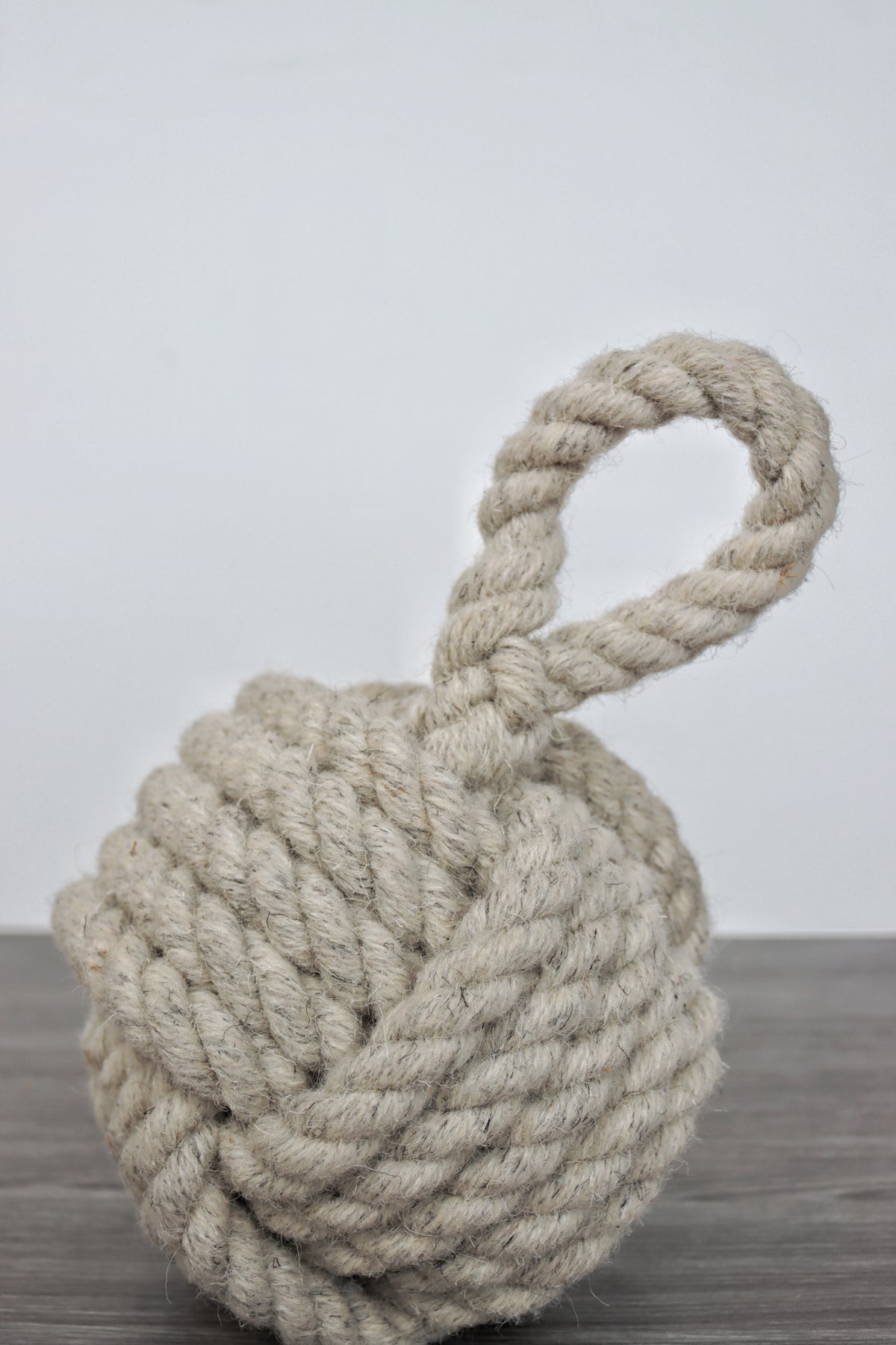 Personalised British Wool Rope Door Stop - Swaledale