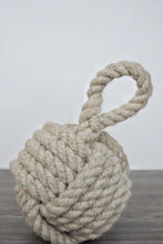 Load image into Gallery viewer, Personalised British Wool Rope Door Stop - Swaledale
