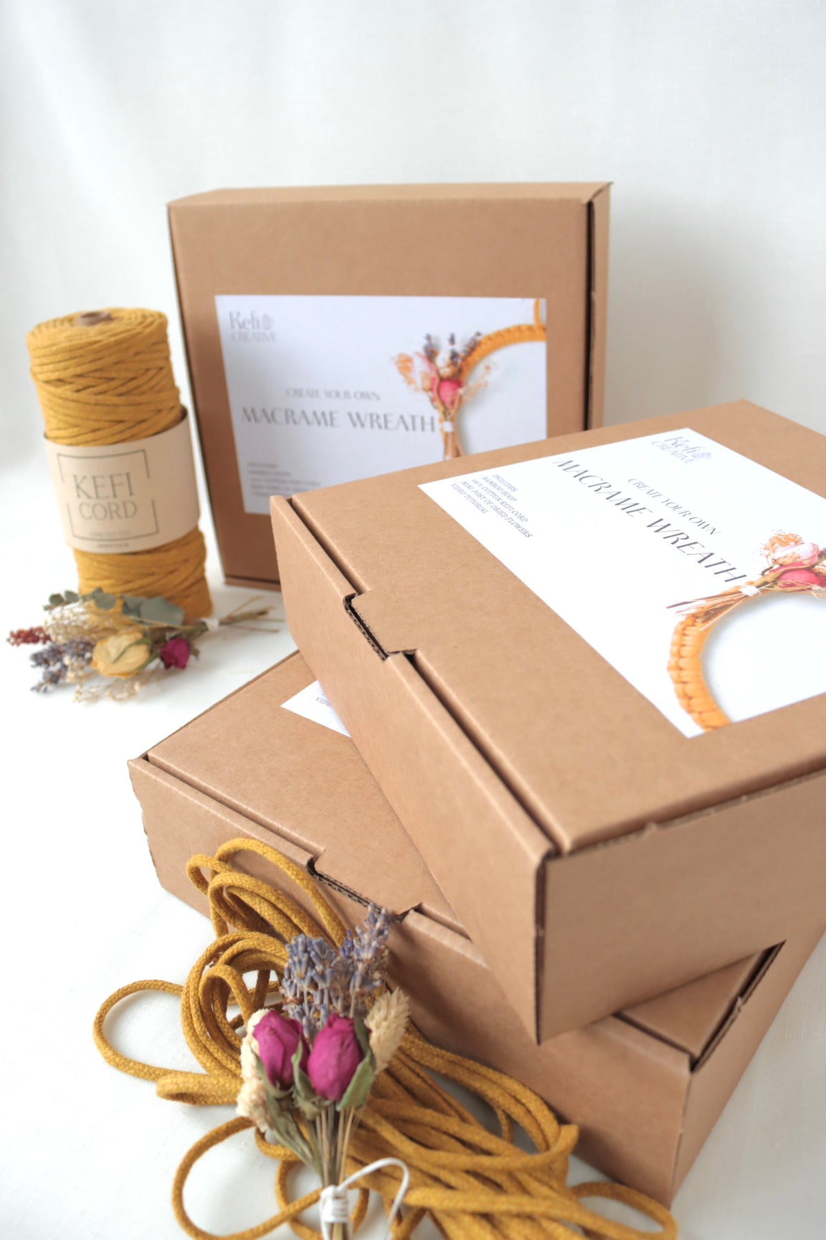 Personalised Macrame Wreath Craft Kit