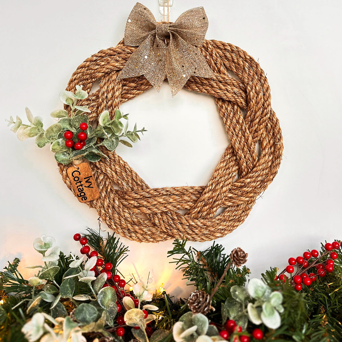 Manila 12" Wreath - Undressed