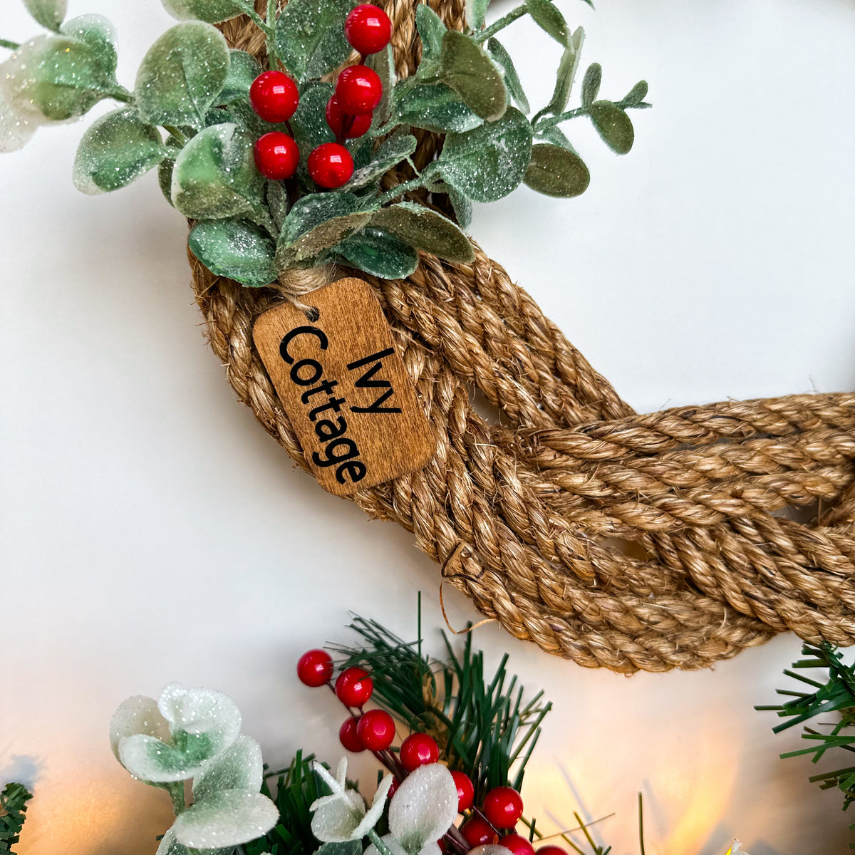 Manila 12" Wreath - Undressed