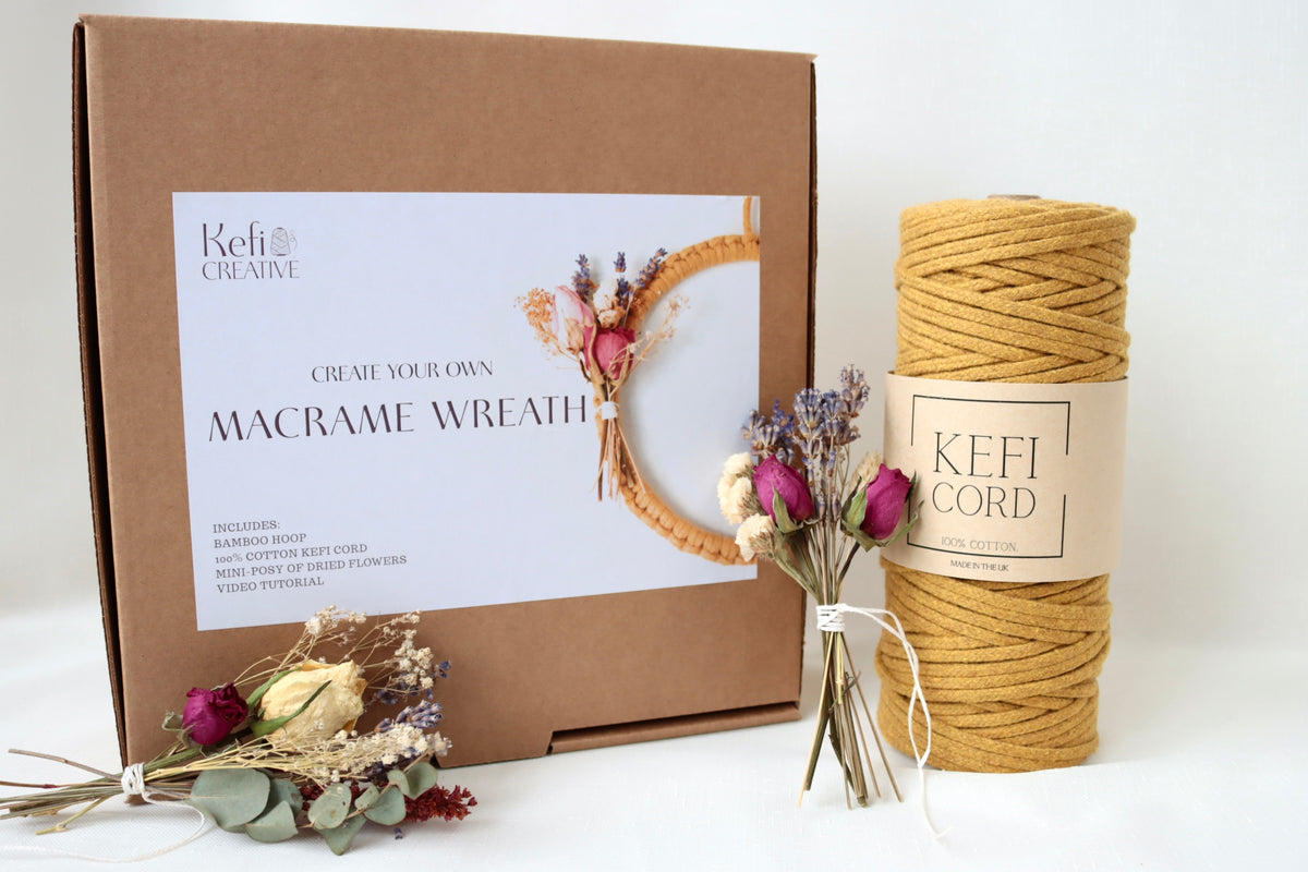 Personalised Macrame Wreath Craft Kit