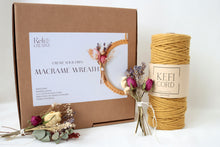 Load image into Gallery viewer, Personalised Macrame Wreath Craft Kit
