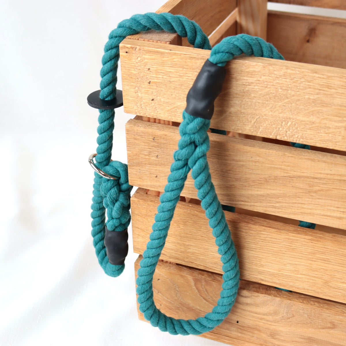 Made to Measure Eton Blue Slip Collar Dog Lead
