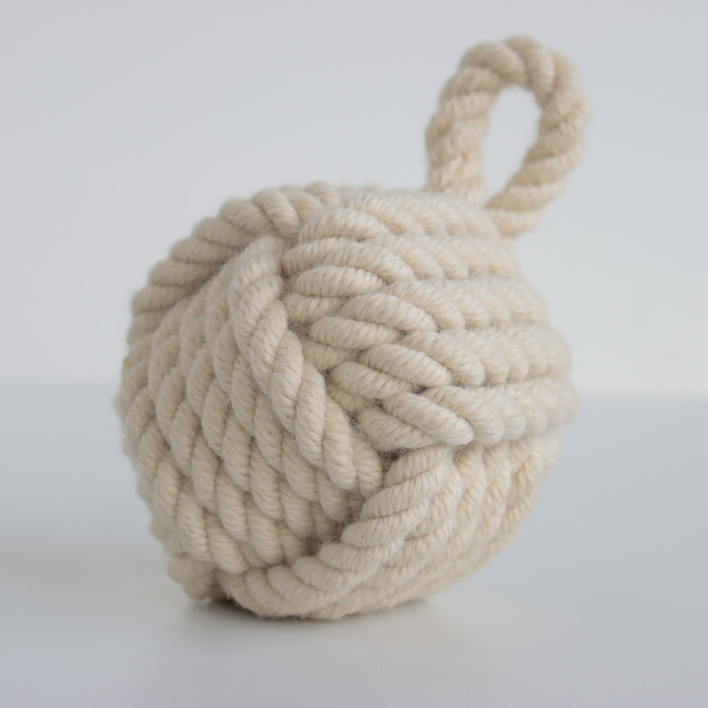 Premium Welsh Wool Rope Doorstop