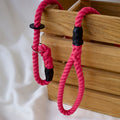 Made to Measure Cerise Slip Collar Dog Lead