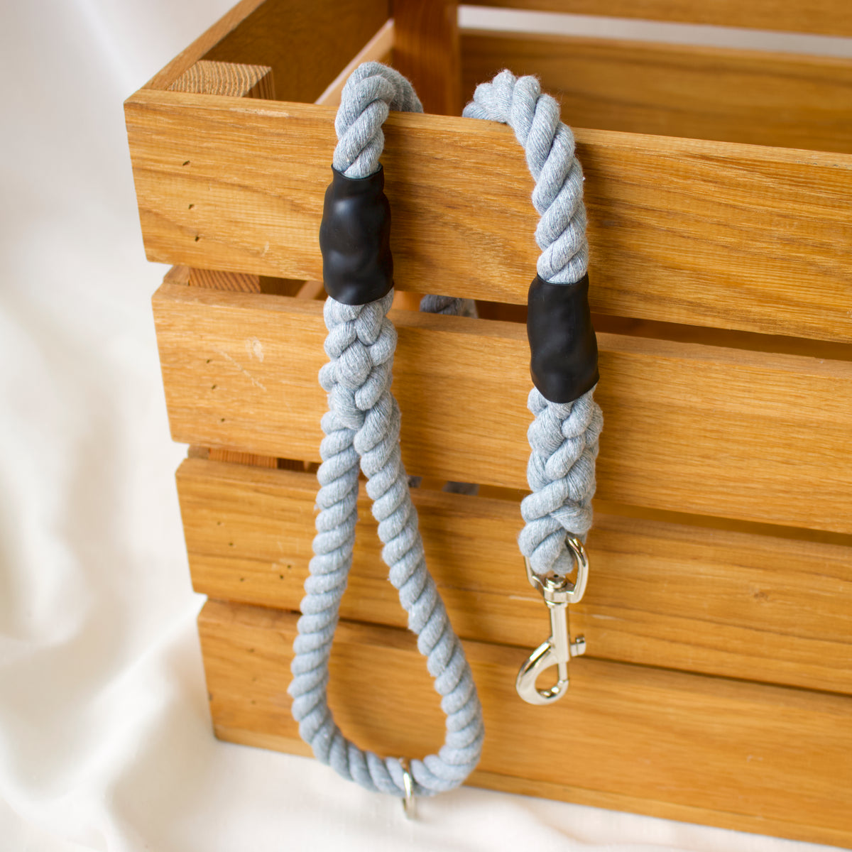 Made to Measure Silver Grey Trigger Hook Dog Lead