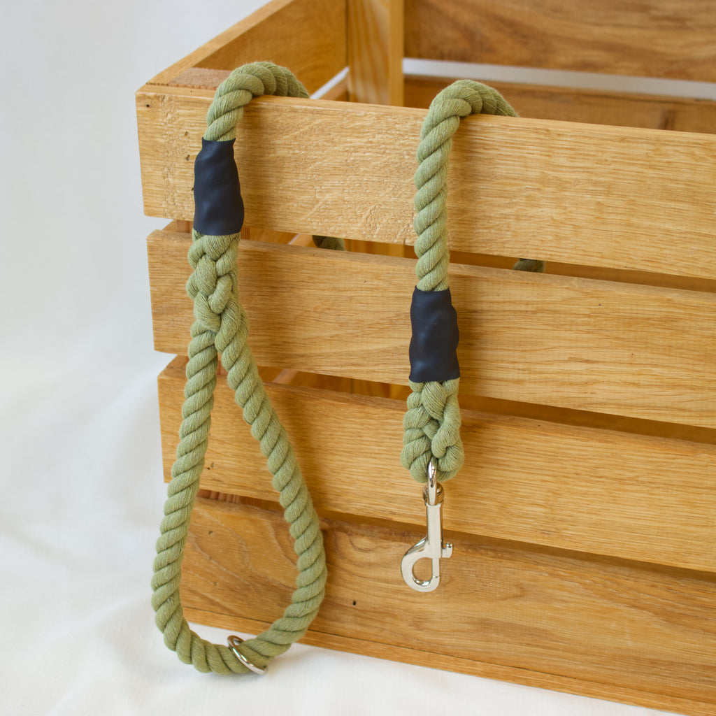 Olive Green Dog Lead