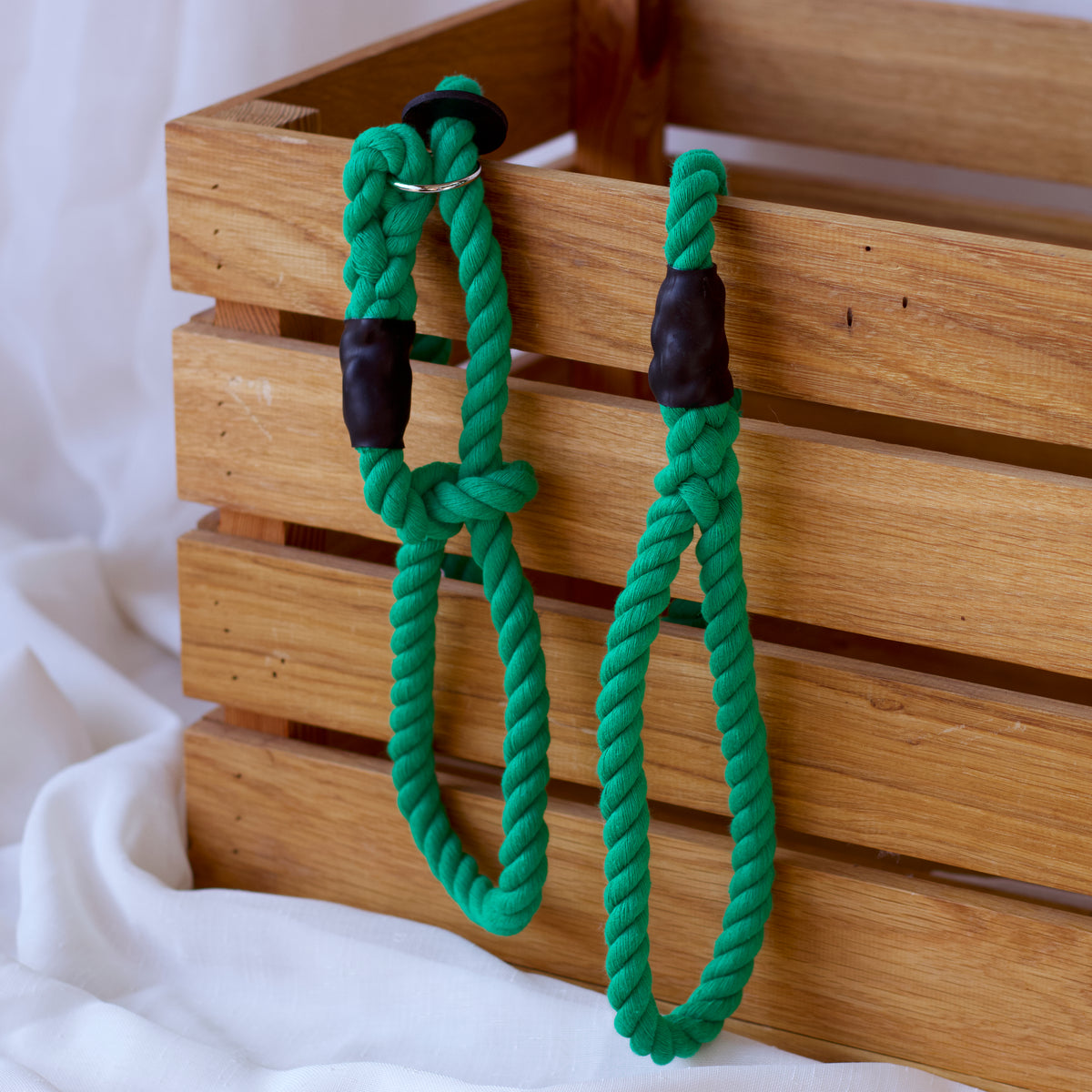 Emerald Green Figure of 8 Dog Lead