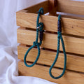 Forest Green Figure of 8 Dog Lead