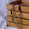 Olive Green Figure of 8 Dog Lead