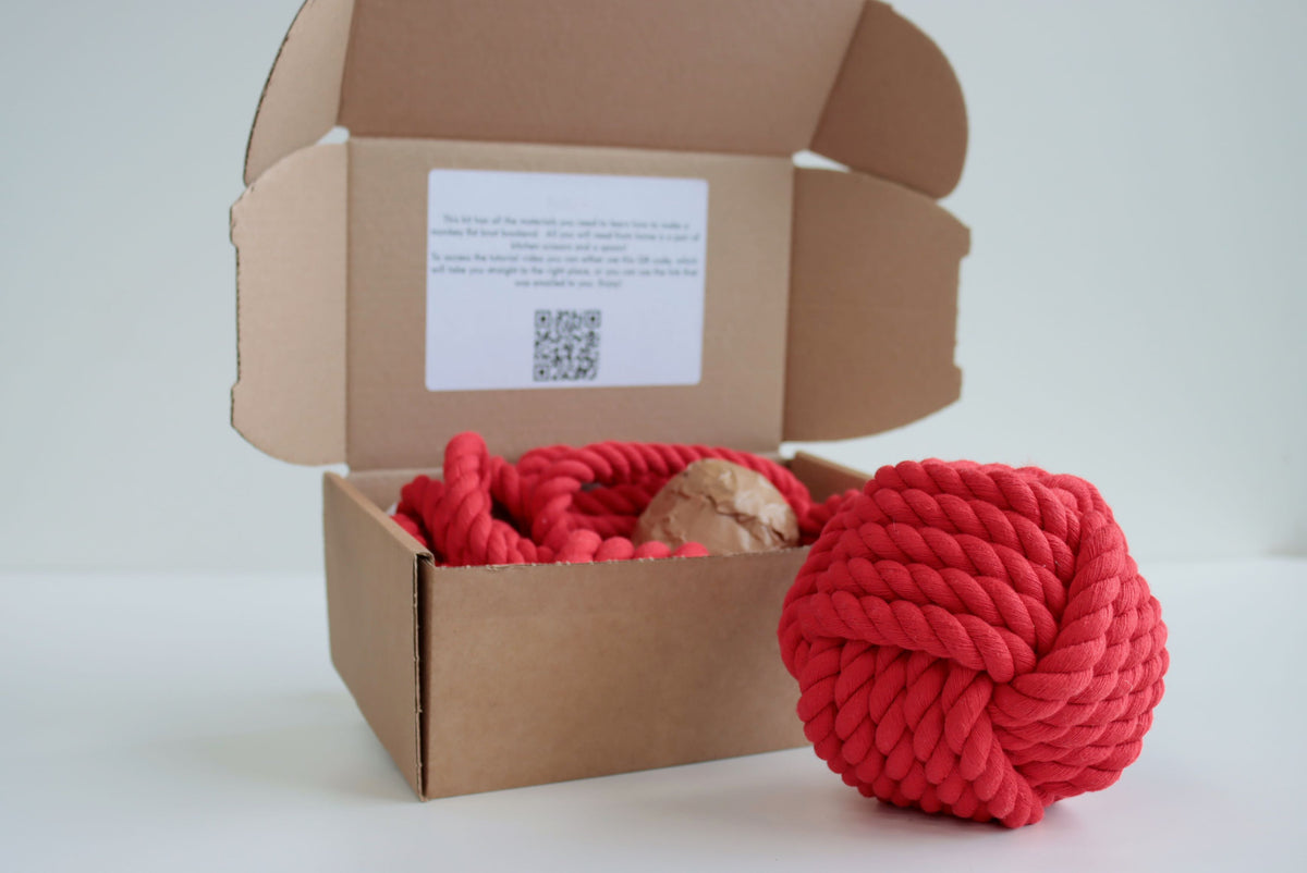 DIY Rope Knot Bookend Kit