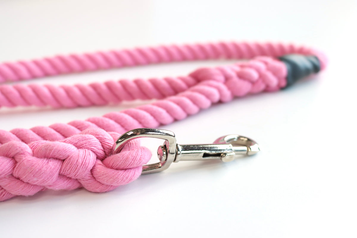 Rose Pink Dog Lead