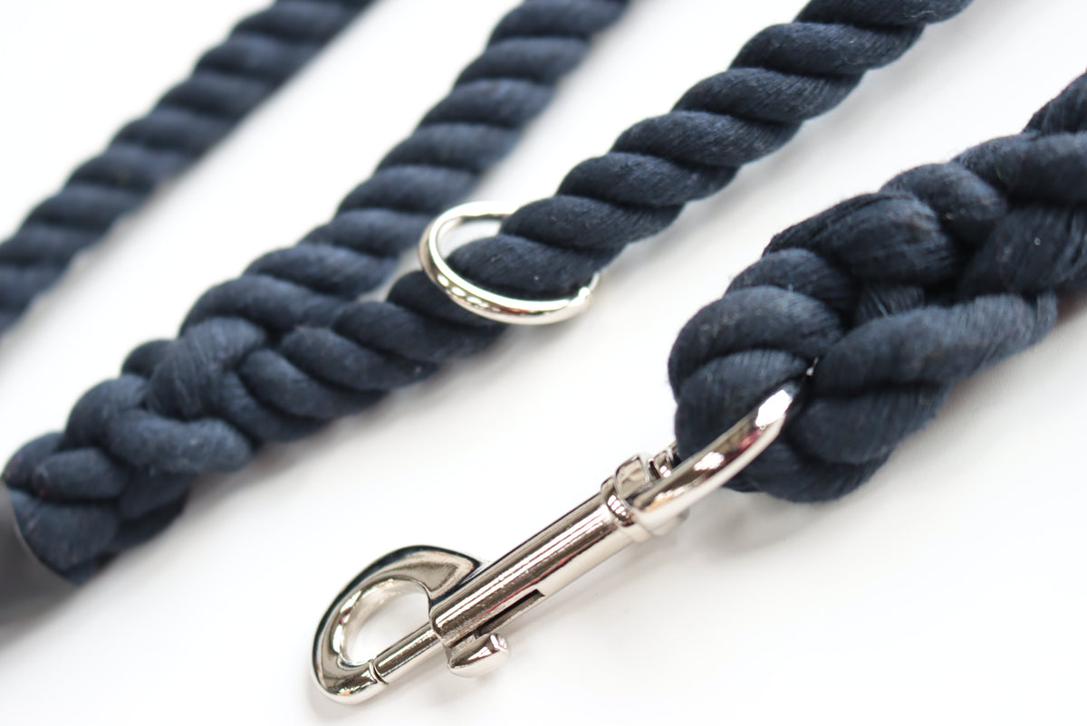 Navy Blue Dog Lead