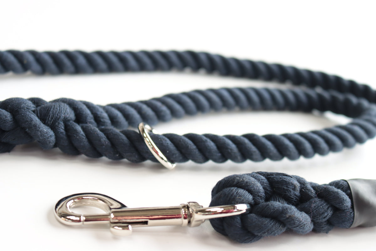 Navy Blue Dog Lead
