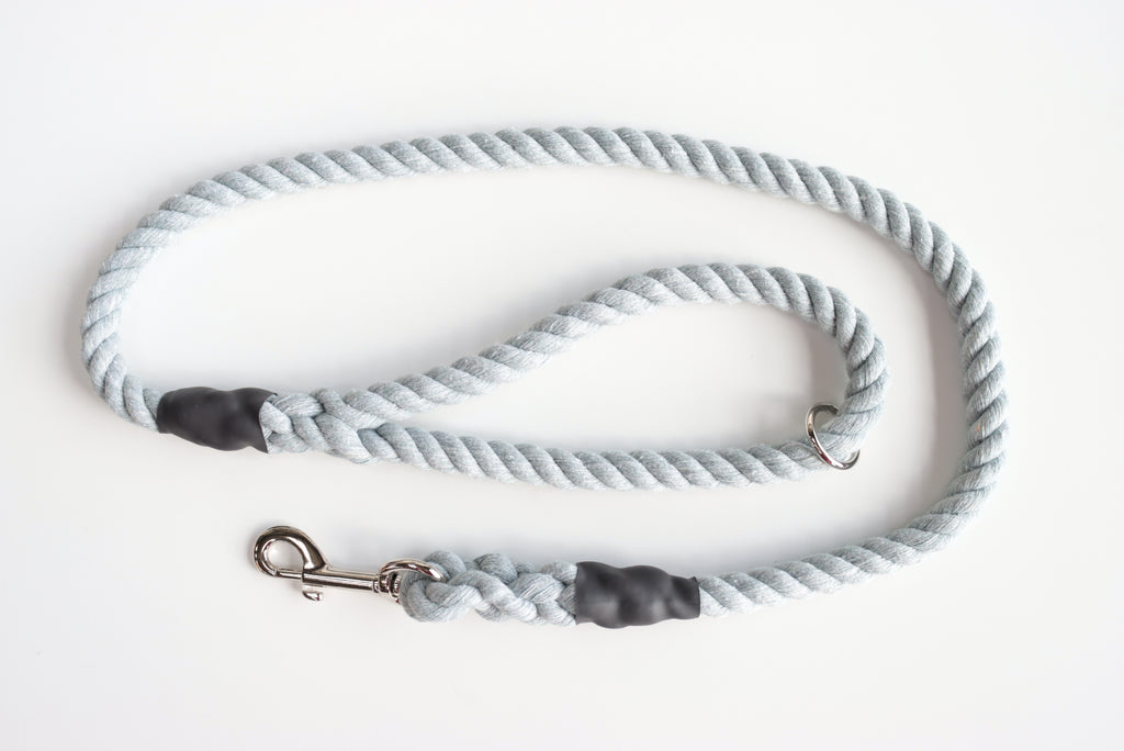 Silver Grey Dog Lead