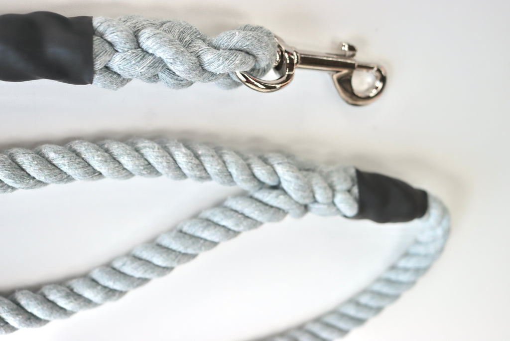 Silver Grey Dog Lead