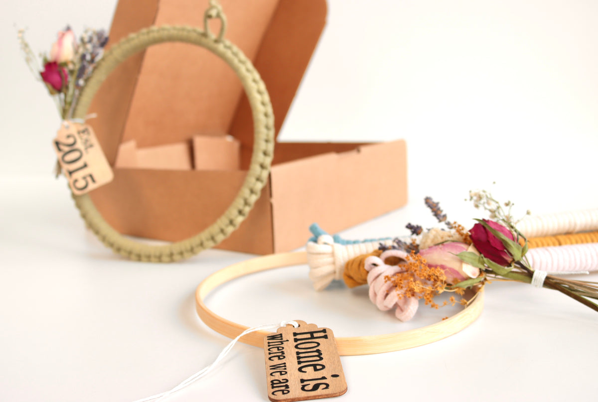 Personalised Macrame Wreath Craft Kit