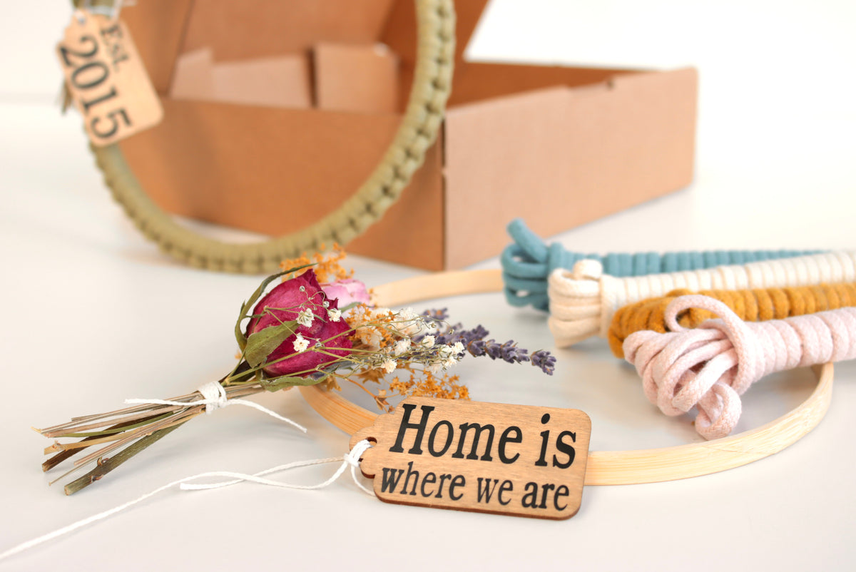 Personalised Macrame Wreath Craft Kit