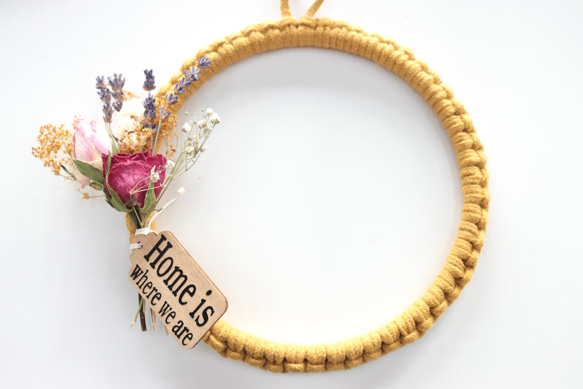 Personalised Macrame Wreath Craft Kit