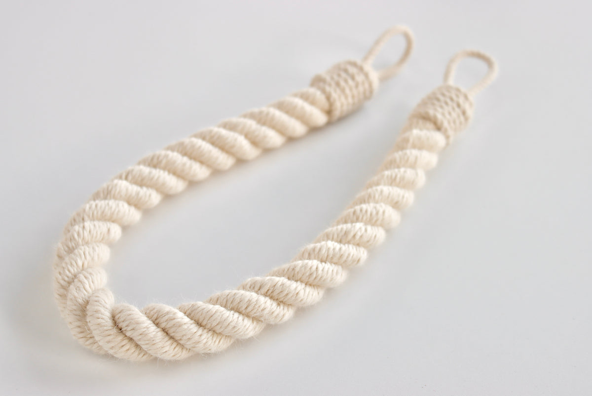 Premium Welsh Wool Rope Curtain Tie-backs