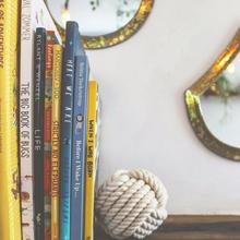 Coloured Cotton Rope Bookends