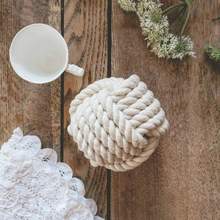 Coloured Cotton Rope Bookends