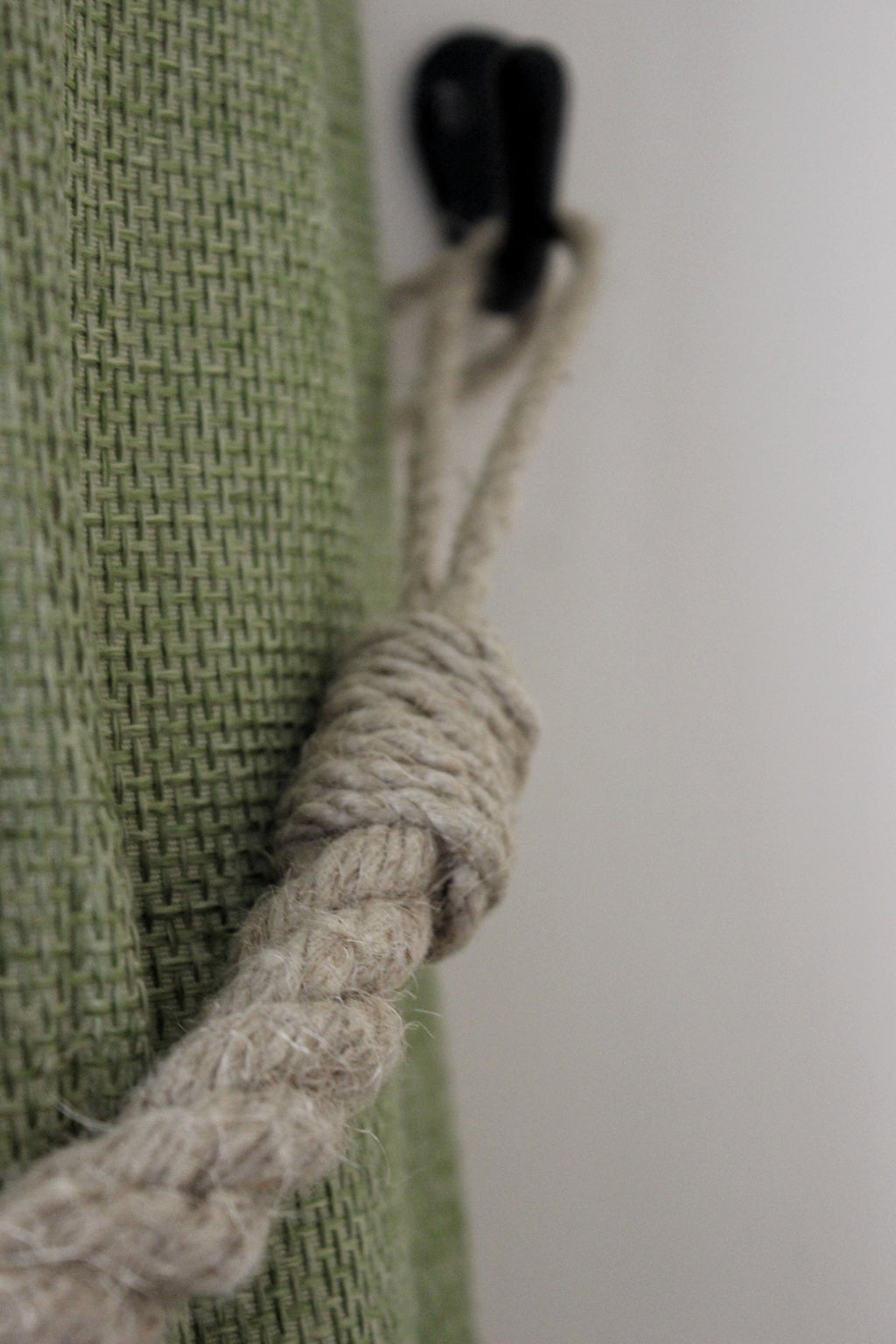 Natural flax hemp hessian jute curtain tie backs uk