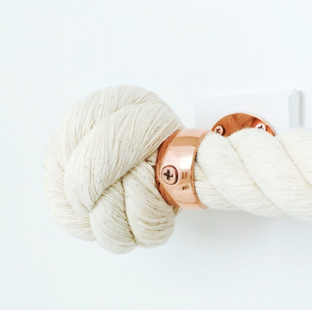 Rope Towel Rail, Rope Towel Holder, Nautical Bathroom, Coastal Bathroom, Rope decor, Rope bathroom, copper bathroom, chrome bathroom, brass bathroom, gun metal bathroom, satin nickel bathroom, cotton rope, cotton bathroom