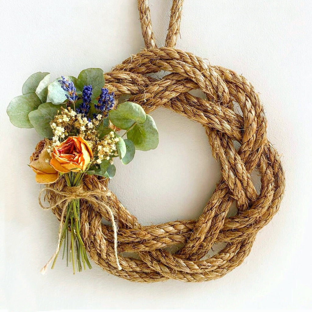 Manila Mini Wreath - Undressed