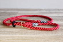 Load image into Gallery viewer, Outhwaites Dog Lead - Red Slip lead
