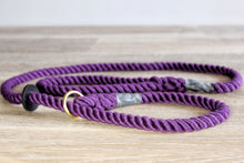 Load image into Gallery viewer, Outhwaites Dog Lead - Purple Slip Lead
