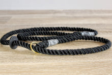 Load image into Gallery viewer, Outhwaites Dog Lead - Black Slip Lead
